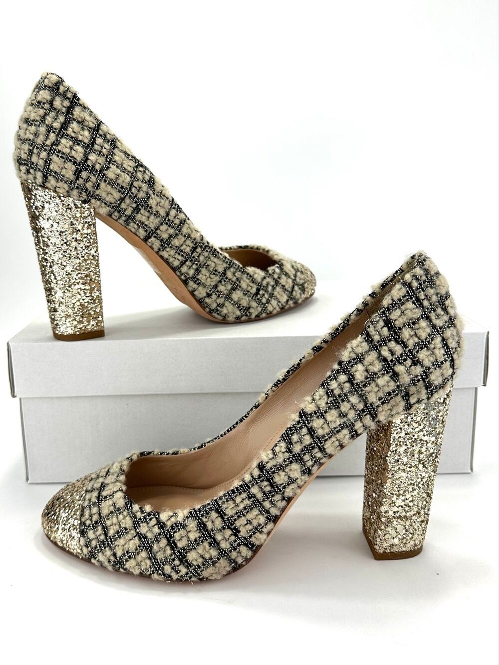 J. Crew Collection Etta Limited Edition Holidays Pump/Heel Sz 9 Rare Glitter New